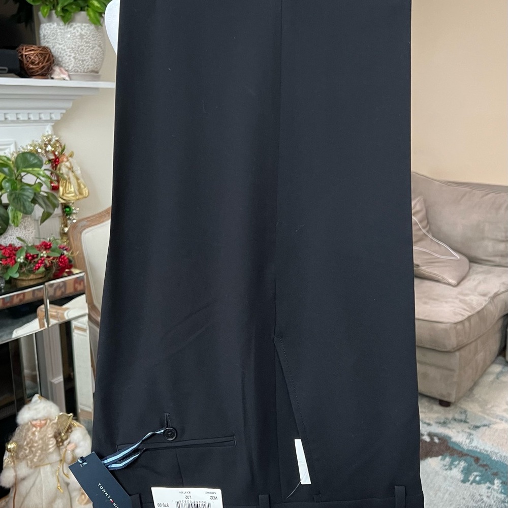 Tommy Hilfiger Men's Black Dress Pants 32x32